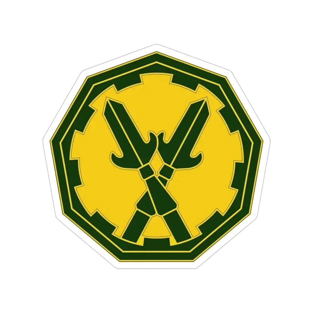 290 Military Police Brigade 3 (U.S. Army) Transparent STICKER Die-Cut Vinyl Decal 6 Inch - The Sticker Space