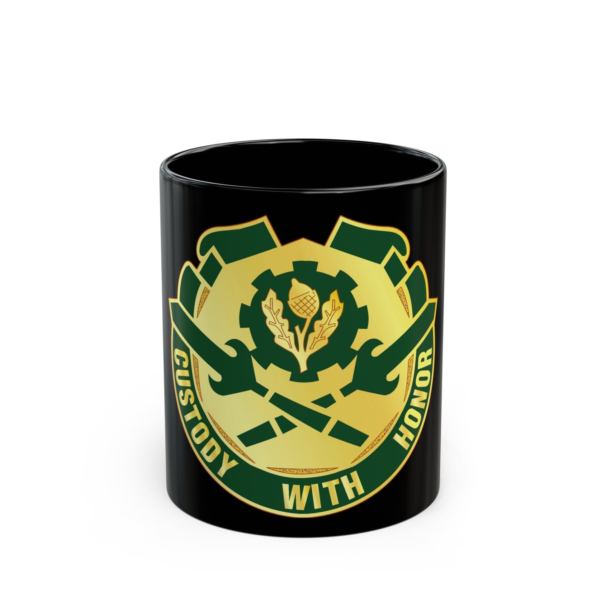 290 Military Police Brigade (U.S. Army) Black Coffee Mug-11oz-The Sticker Space