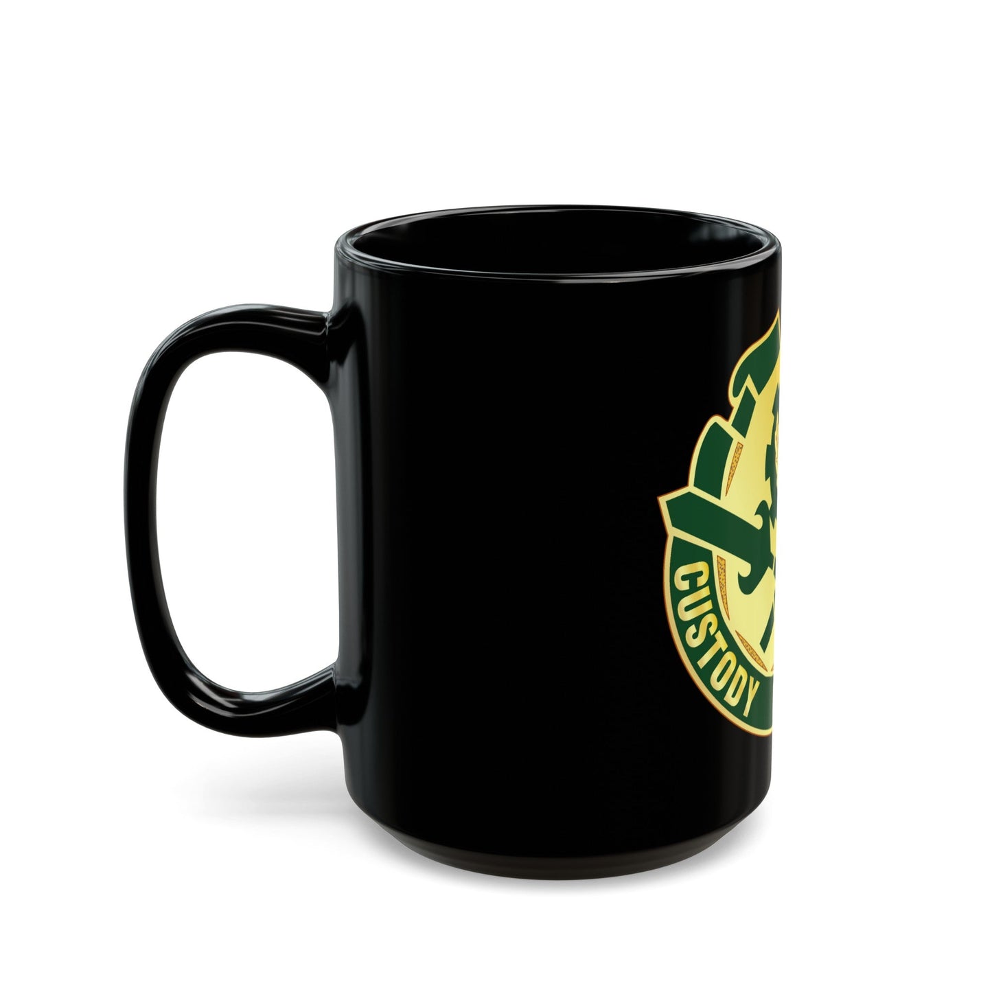 290 Military Police Brigade (U.S. Army) Black Coffee Mug-The Sticker Space