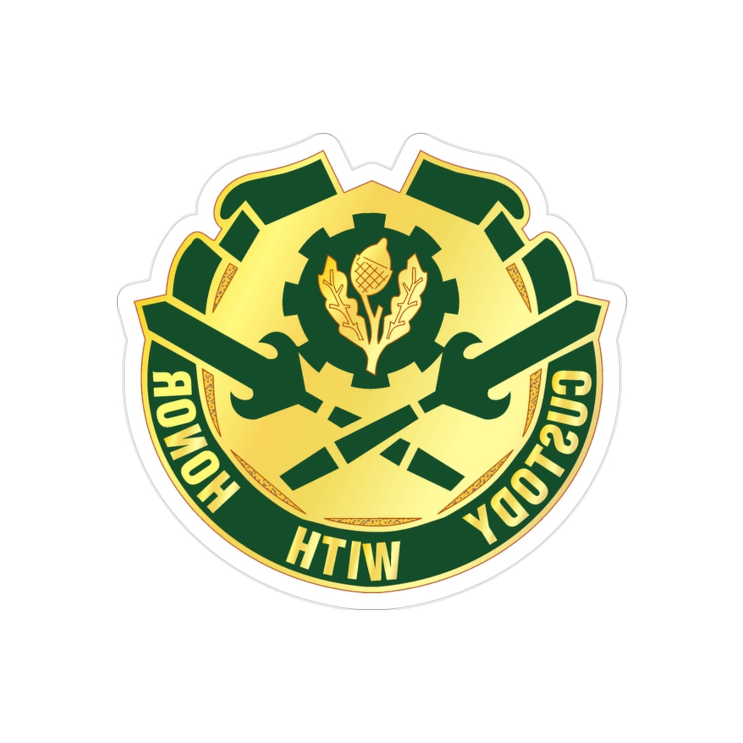 290 Military Police Brigade (U.S. Army) REVERSE PRINT Transparent STICKER-2 Inch-The Sticker Space