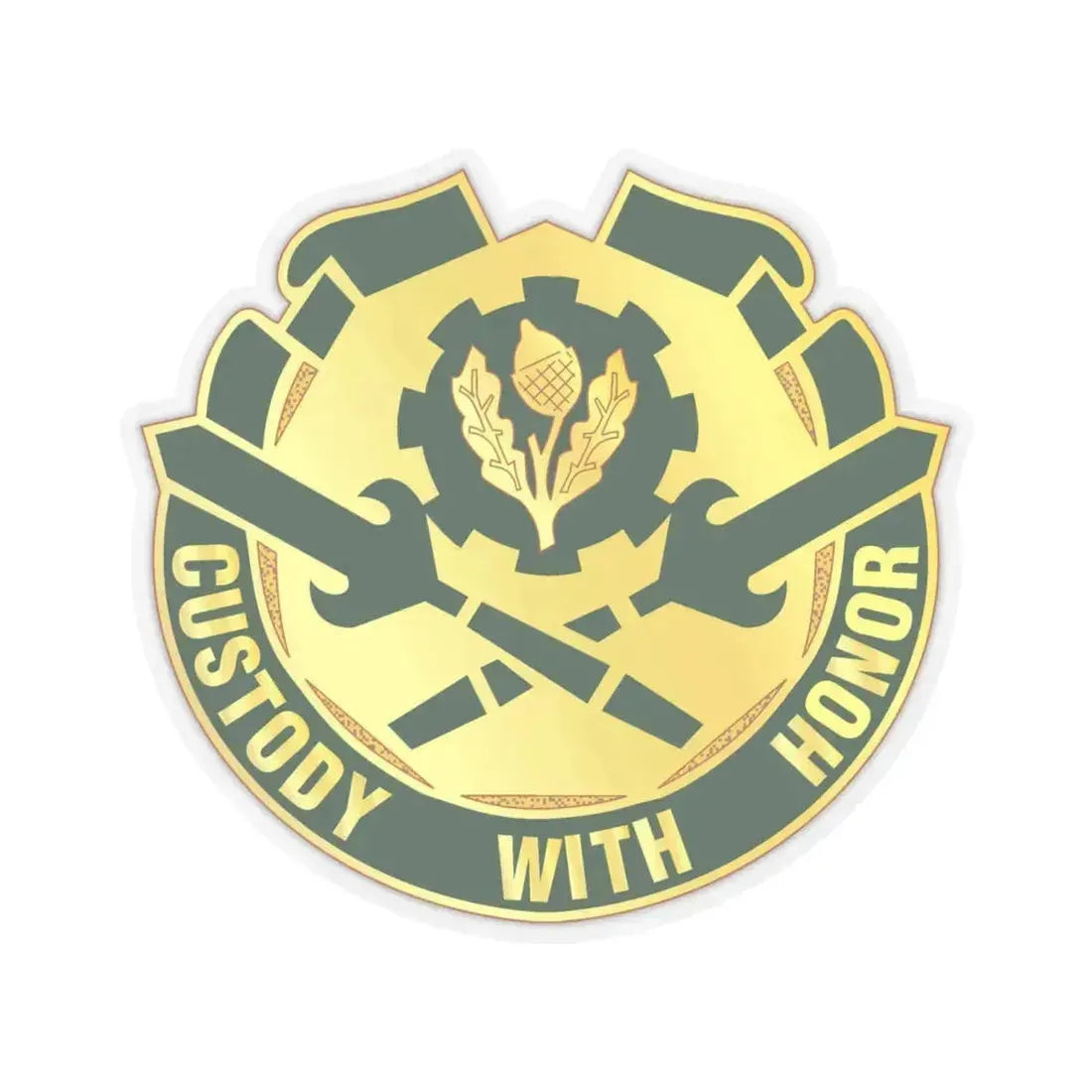 290 Military Police Brigade (U.S. Army) STICKER Vinyl Kiss-Cut Decal 6 Inch Transparent - The Sticker Space