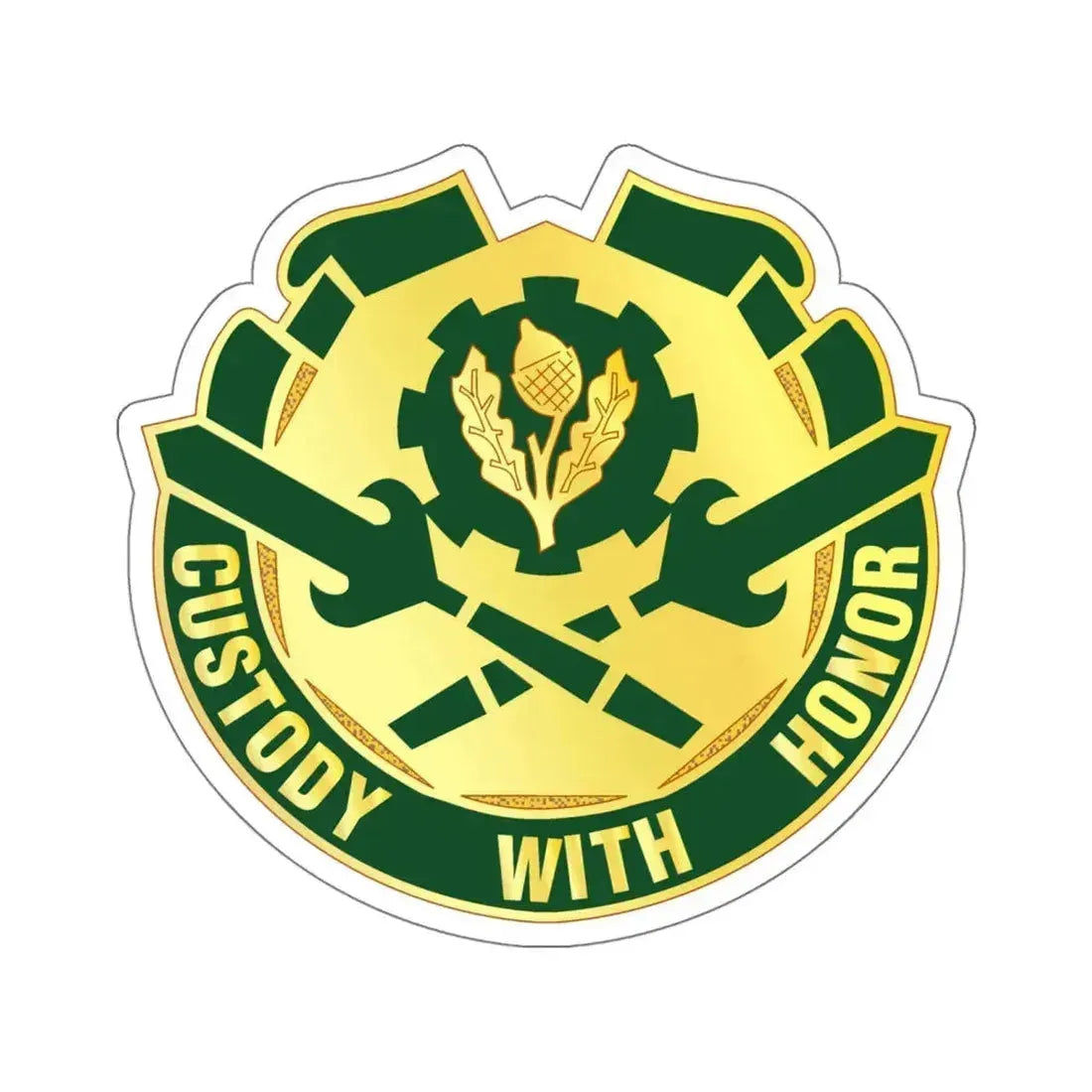 290 Military Police Brigade (U.S. Army) STICKER Vinyl Kiss-Cut Decal 6 Inch White - The Sticker Space