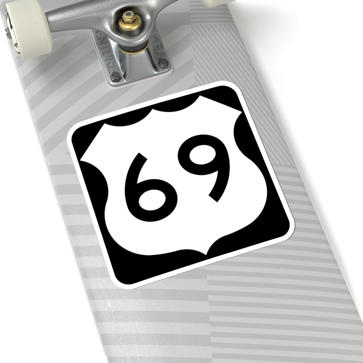 US 69 MN 1961 (Minnesota) (Road Sign) STICKER Vinyl Kiss-Cut Decal