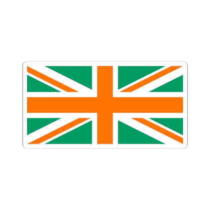 Hibernian Flag of the United Kingdom (United Kingdom) STICKER Vinyl Kiss-Cut Decal