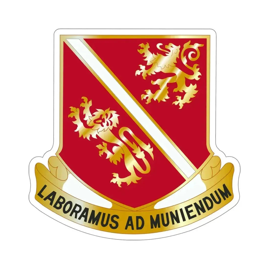 291 Engineer Battalion (U.S. Army) STICKER Vinyl Die-Cut Decal 5 Inch - The Sticker Space