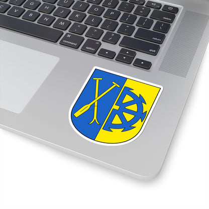 Rüdlingen-blazon (Switzerland) (Coat of Arms) STICKER Vinyl Kiss-Cut Decal