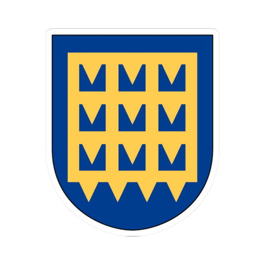 Aska vapen (Sweden) (Coat of Arms) STICKER Vinyl Kiss-Cut Decal