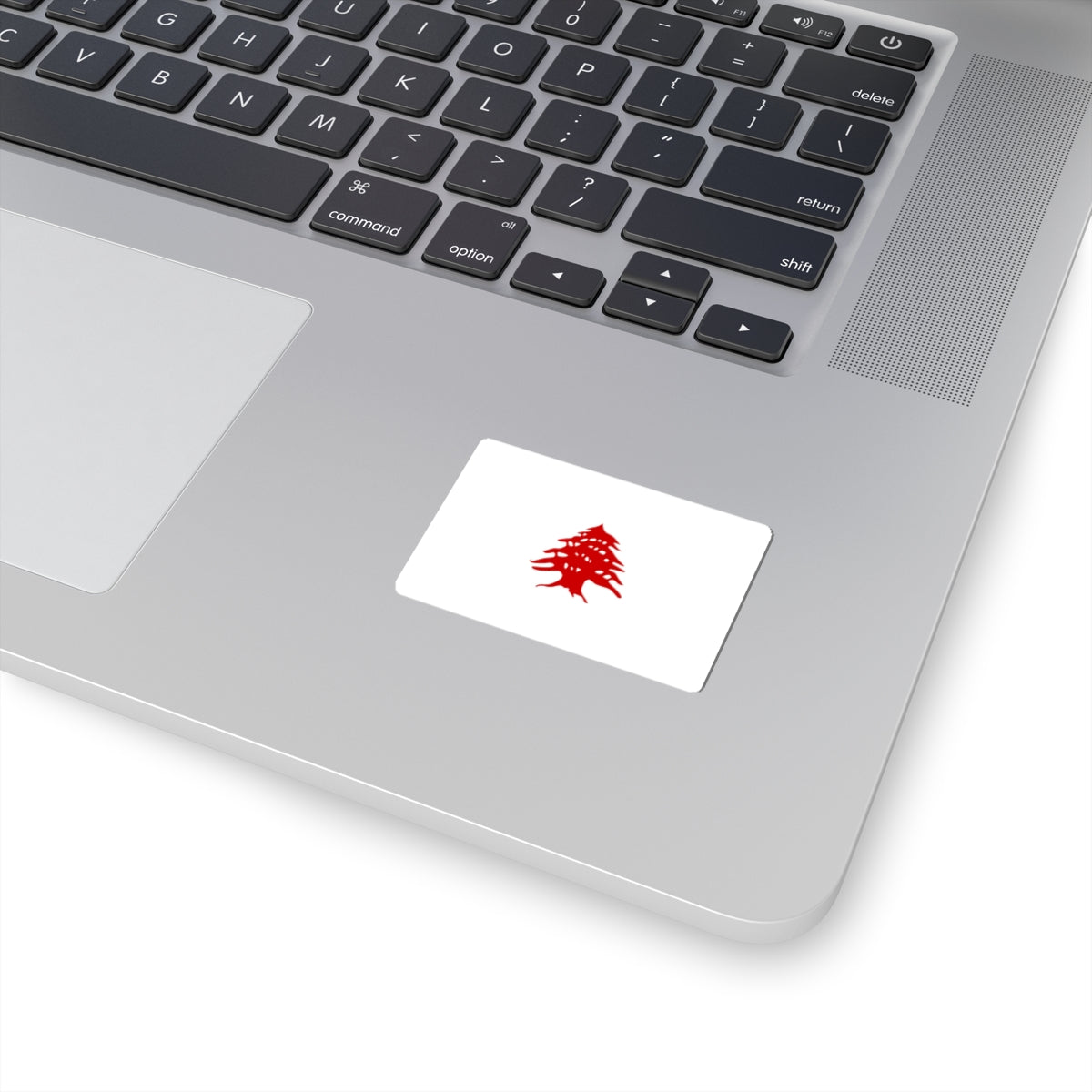 Flag of the Red Cedar (Lebanon) STICKER Vinyl Kiss-Cut Decal