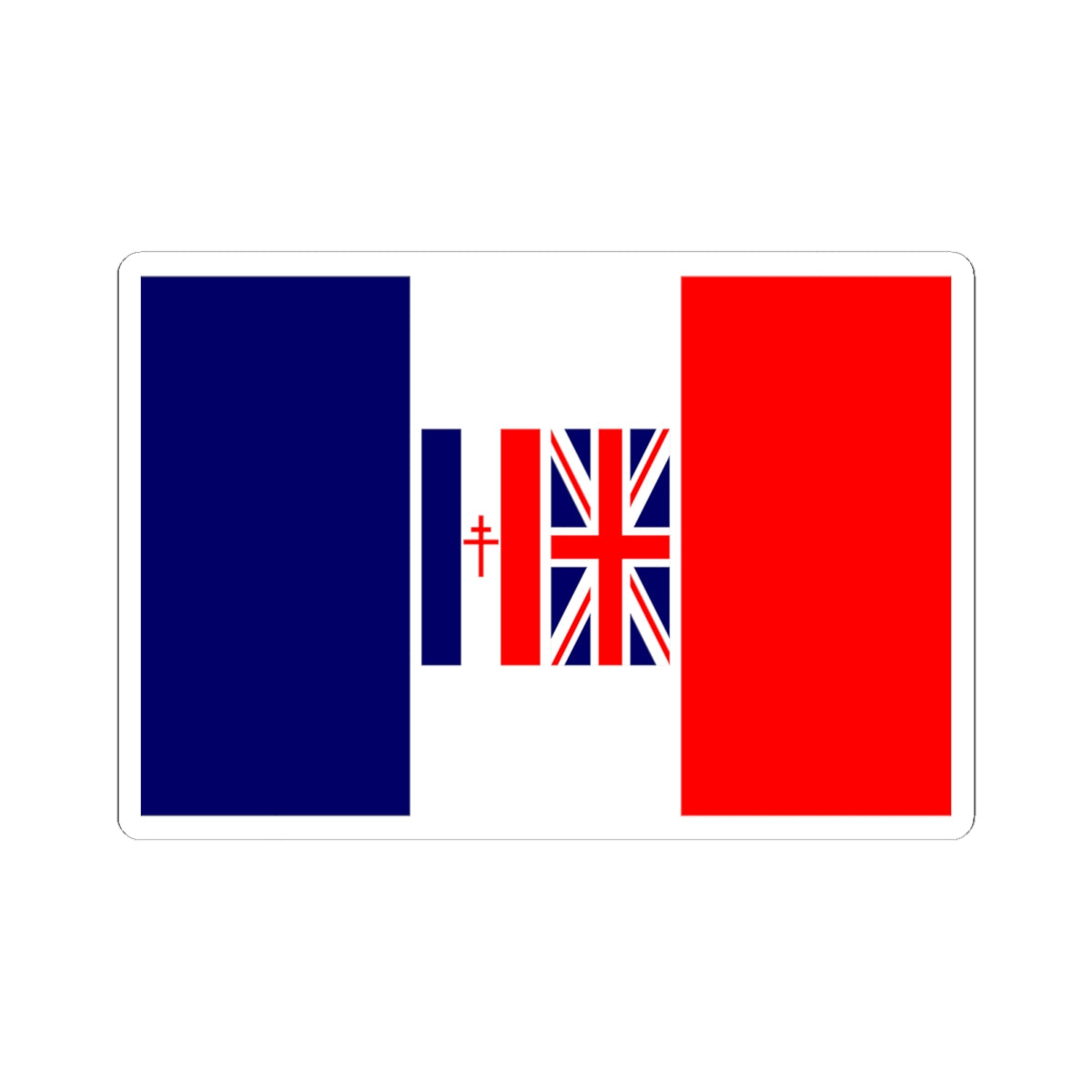 Flag Vanuatu 1963 (Vanuatu) STICKER Vinyl Kiss-Cut Decal