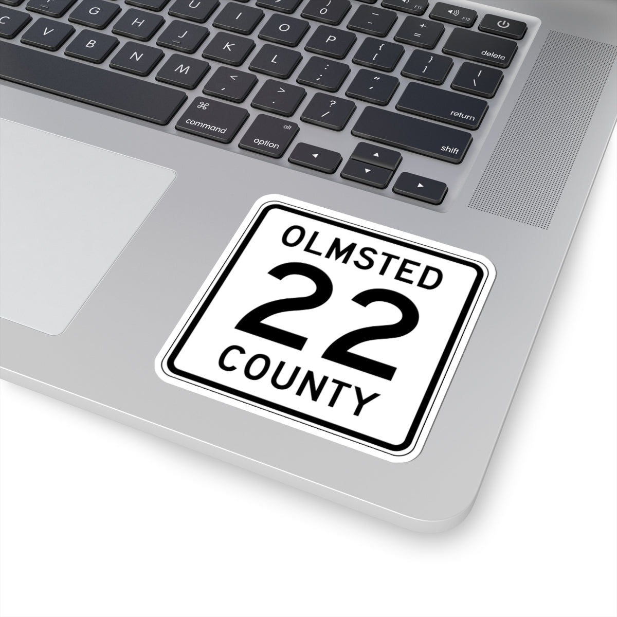 Olmsted County Route 22 (Minnesota) (Road Sign) STICKER Vinyl Kiss-Cut Decal
