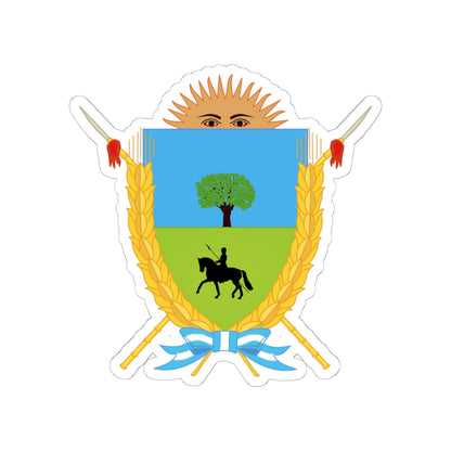 Coat of Arms La Pampa Argentina - STICKER Vinyl Kiss-Cut Decal