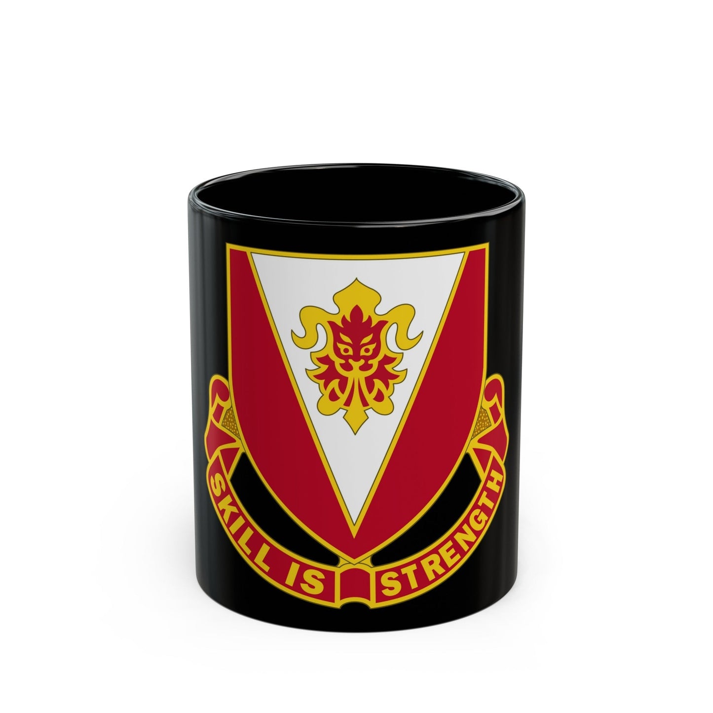 293 Engineer Battalion (U.S. Army) Black Coffee Mug-11oz-The Sticker Space