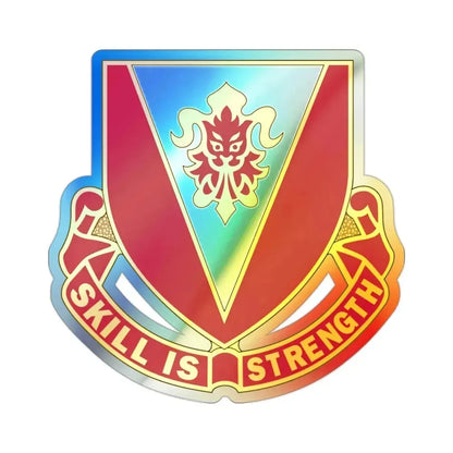 293 Engineer Battalion (U.S. Army) Holographic STICKER Die-Cut Vinyl Decal 2 Inch Holographic - The Sticker Space