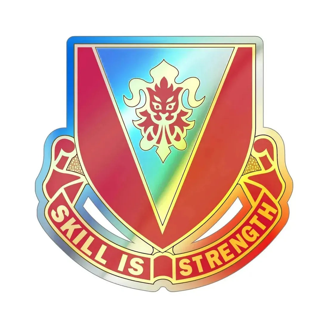 293 Engineer Battalion (U.S. Army) Holographic STICKER Die-Cut Vinyl Decal - The Sticker Space
