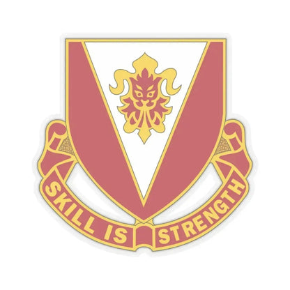 293 Engineer Battalion (U.S. Army) STICKER Vinyl Kiss-Cut Decal 3 Inch Transparent - The Sticker Space