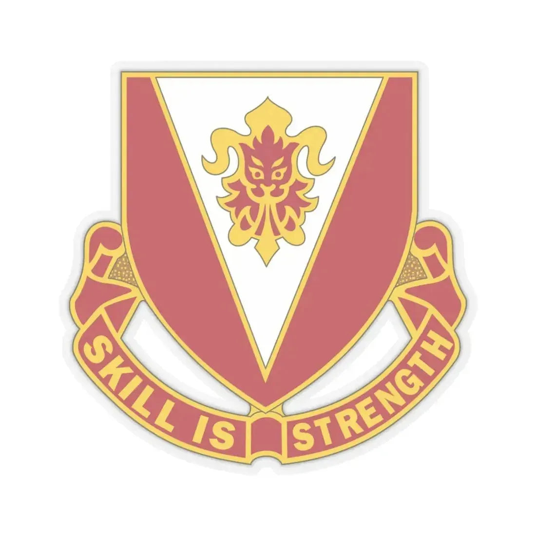 293 Engineer Battalion (U.S. Army) STICKER Vinyl Kiss-Cut Decal 6 Inch Transparent - The Sticker Space