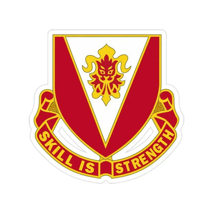 293 Engineer Battalion (U.S. Army) Transparent STICKER Die-Cut Vinyl Decal 3 Inch - The Sticker Space