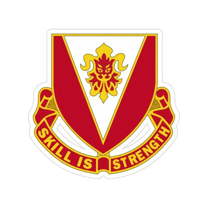 293 Engineer Battalion (U.S. Army) Transparent STICKER Die-Cut Vinyl Decal 6 Inch - The Sticker Space