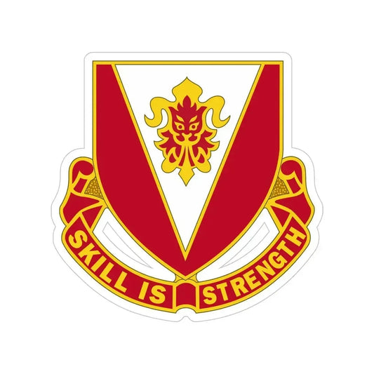 293 Engineer Battalion (U.S. Army) Transparent STICKER Die-Cut Vinyl Decal 6 Inch - The Sticker Space