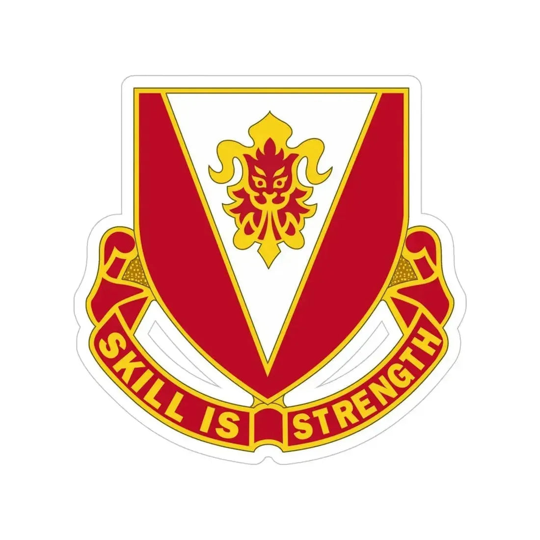 293 Engineer Battalion (U.S. Army) Transparent STICKER Die-Cut Vinyl Decal - The Sticker Space