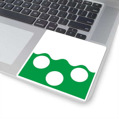 Flag of Pajala (Sweden) STICKER Vinyl Kiss-Cut Decal