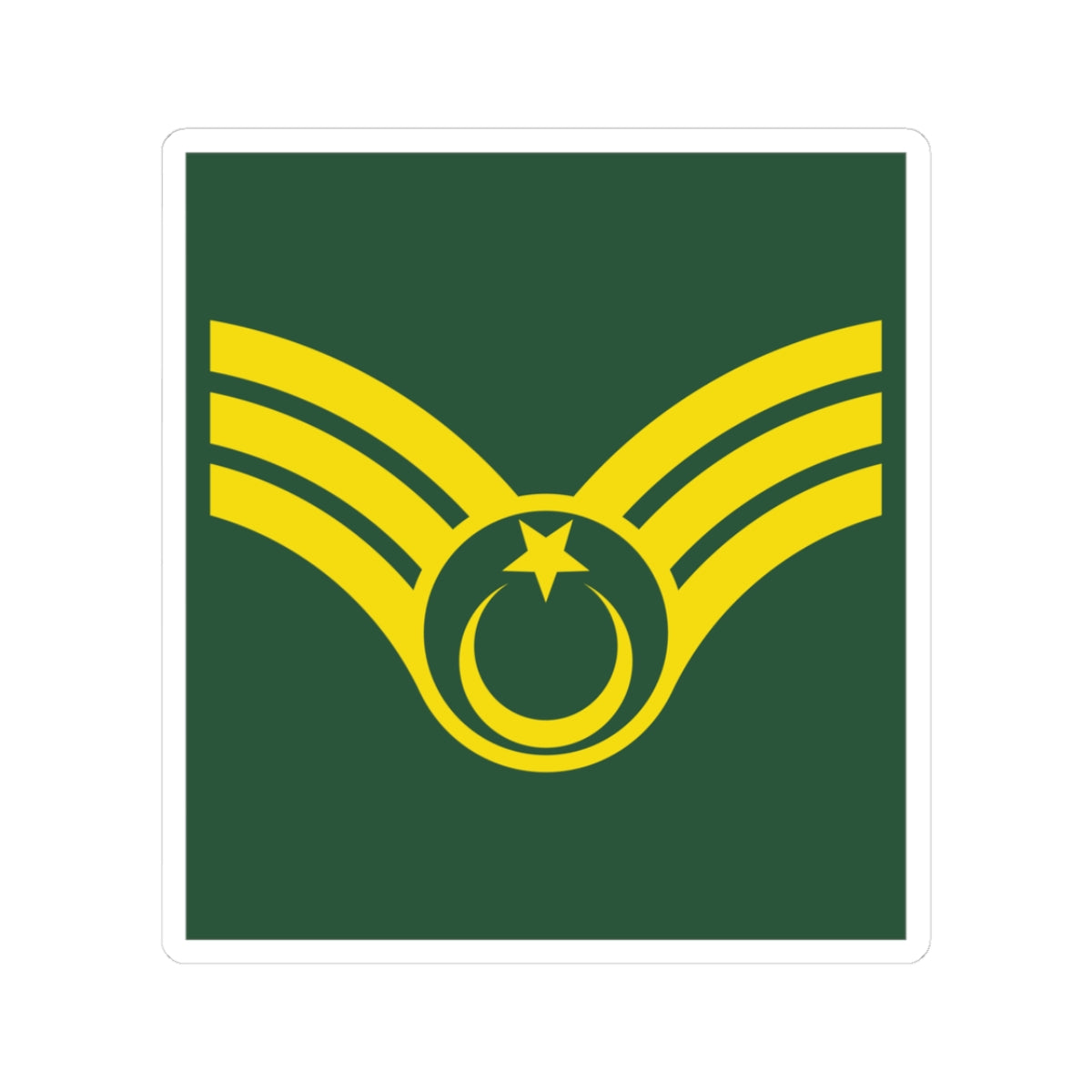 Army TUR OR 06 (Turkey) (Military Rank) STICKER Vinyl Kiss-Cut Decal