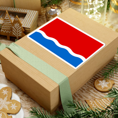 Flag of Amur Oblast (Russia) STICKER Vinyl Kiss-Cut Decal