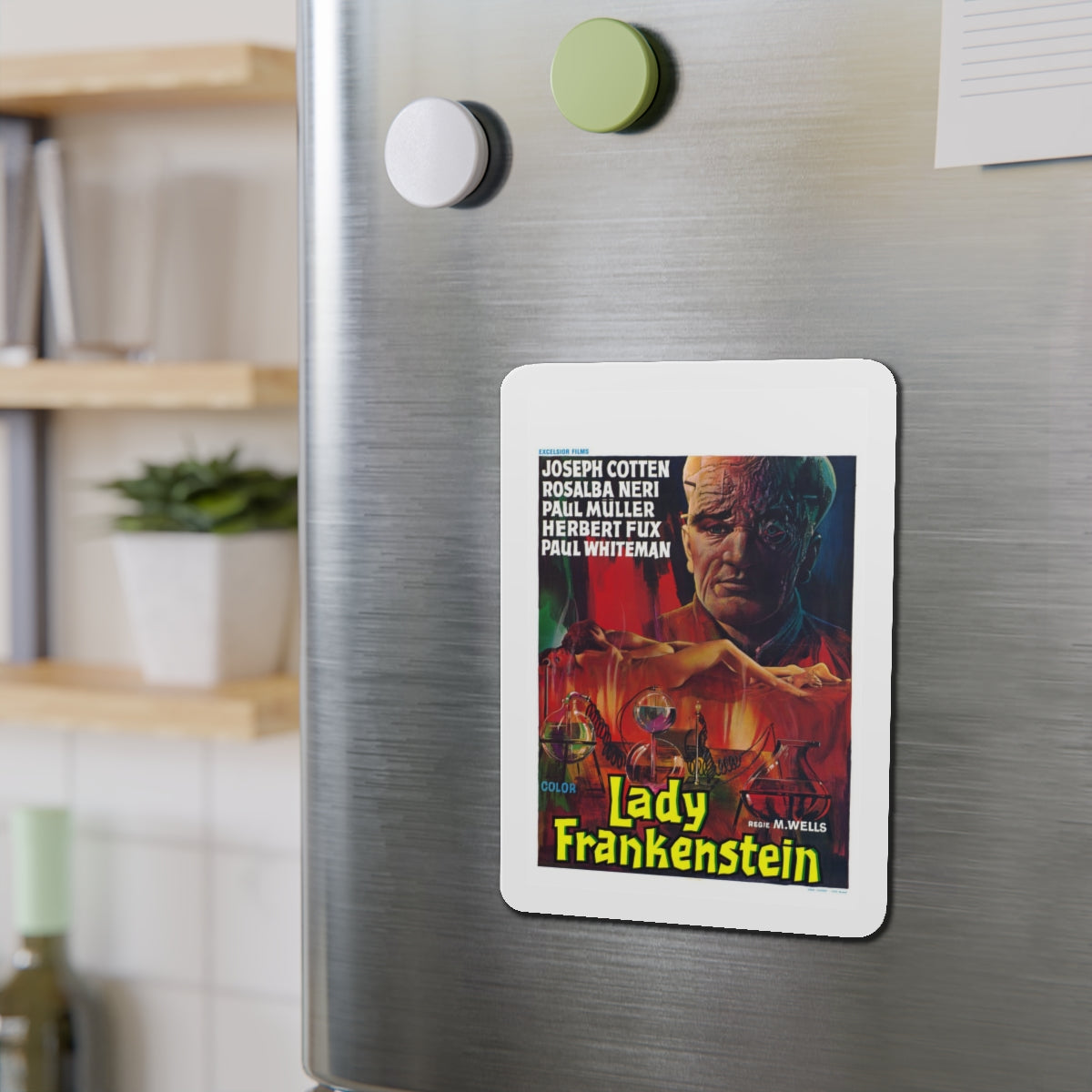 LADY FRANKENSTEIN (4) 1971 Movie Poster - Refrigerator Magnet-The Sticker Space