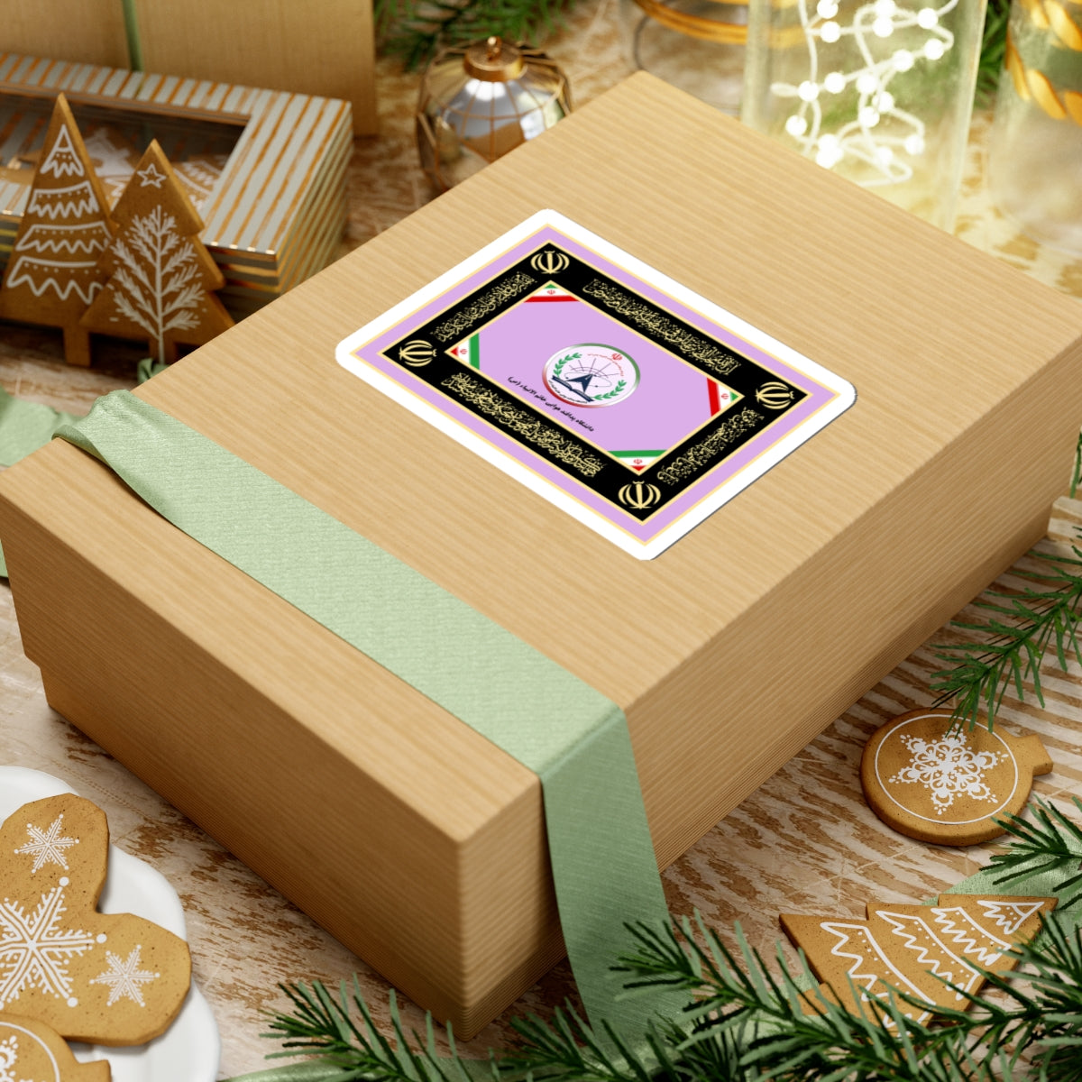 Flag of the Islamic Republic of Iran Air Defense University (Iran) STICKER Vinyl Kiss-Cut Decal