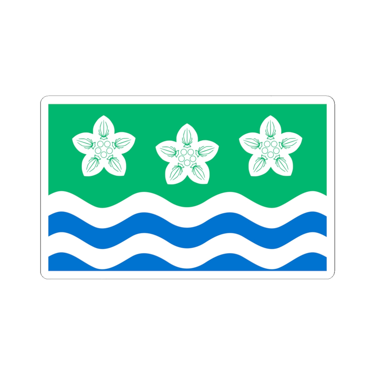 Flag of Cumberland United Kingdom (England) STICKER Vinyl Kiss-Cut Decal
