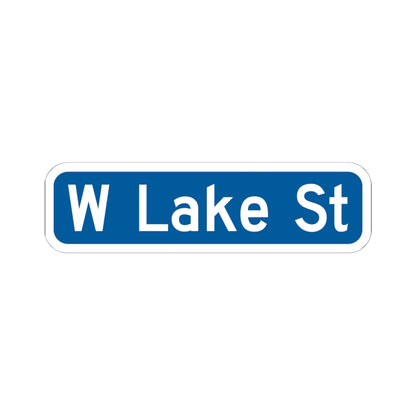 Minneapolis Arterial Street Sign (Minnesota) (Road Sign) STICKER Vinyl Kiss-Cut Decal