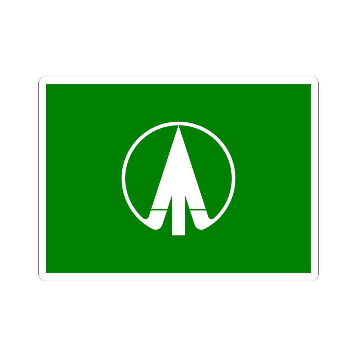 Flag of Nogi Tochigi (Japan) STICKER Vinyl Kiss-Cut Decal