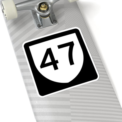 PR urban primary 47 (Puerto Rico) (Road Sign) STICKER Vinyl Kiss-Cut Decal