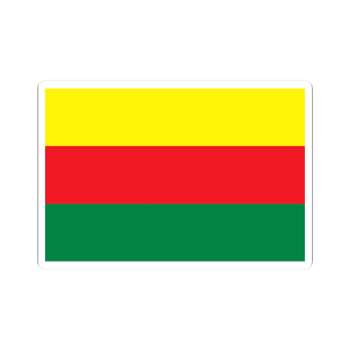 Flag of Rojava (Syria) STICKER Vinyl Kiss-Cut Decal