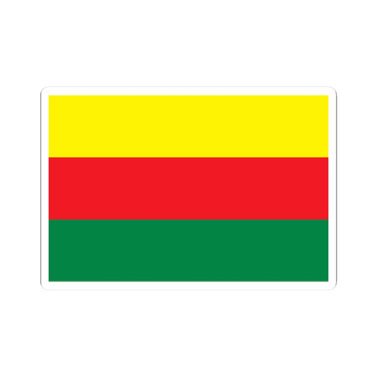 Flag of Rojava (Syria) STICKER Vinyl Kiss-Cut Decal