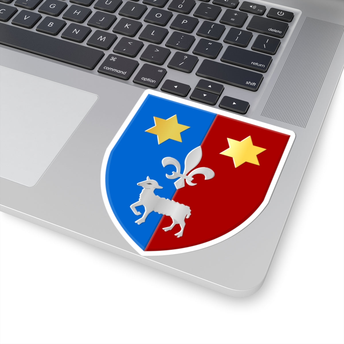 Baard wapen (Netherlands) (Coat of Arms) STICKER Vinyl Kiss-Cut Decal