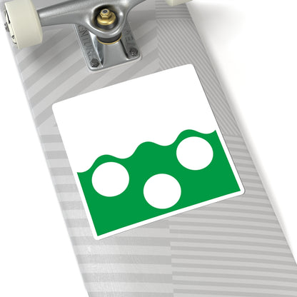 Flag of Pajala (Sweden) STICKER Vinyl Kiss-Cut Decal