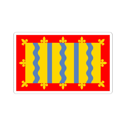 Flag of Cambridgeshire (England) STICKER Vinyl Kiss-Cut Decal