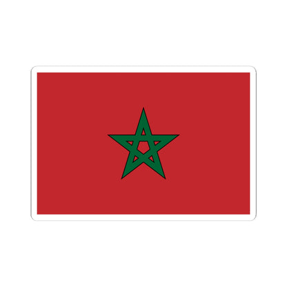 Flag of Morocco solid (Morocco) STICKER Vinyl Kiss-Cut Decal