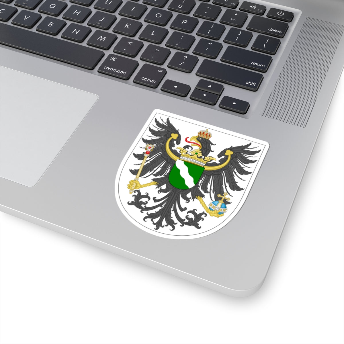 Arms of Rheinland (Denmark) (Coat of Arms) STICKER Vinyl Kiss-Cut Decal