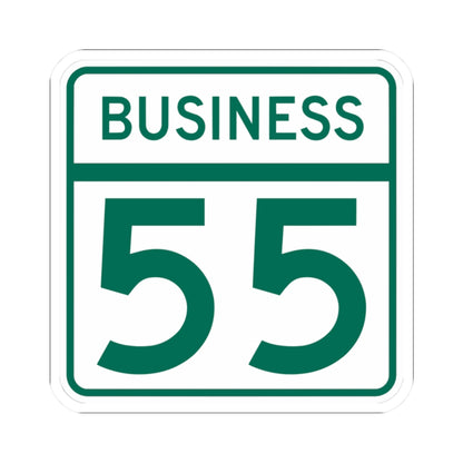 MD Route 55 Business (Maryland) (Road Sign) STICKER Vinyl Kiss-Cut Decal