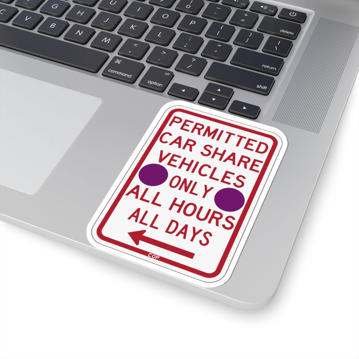 PBOT Road sign P4500L-P (Oregon) (Road Sign) STICKER Vinyl Kiss-Cut Decal