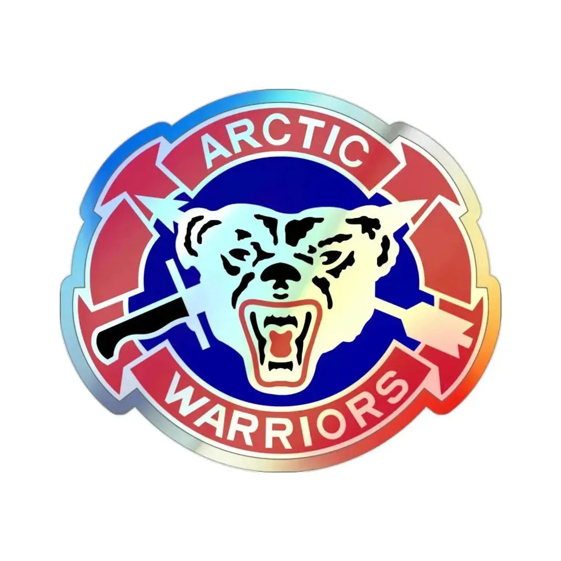 297 Battlefield Surveillance Brigade 2 (U.S. Army) Holographic STICKER Die-Cut Vinyl Decal 2 Inch Holographic - The Sticker Space