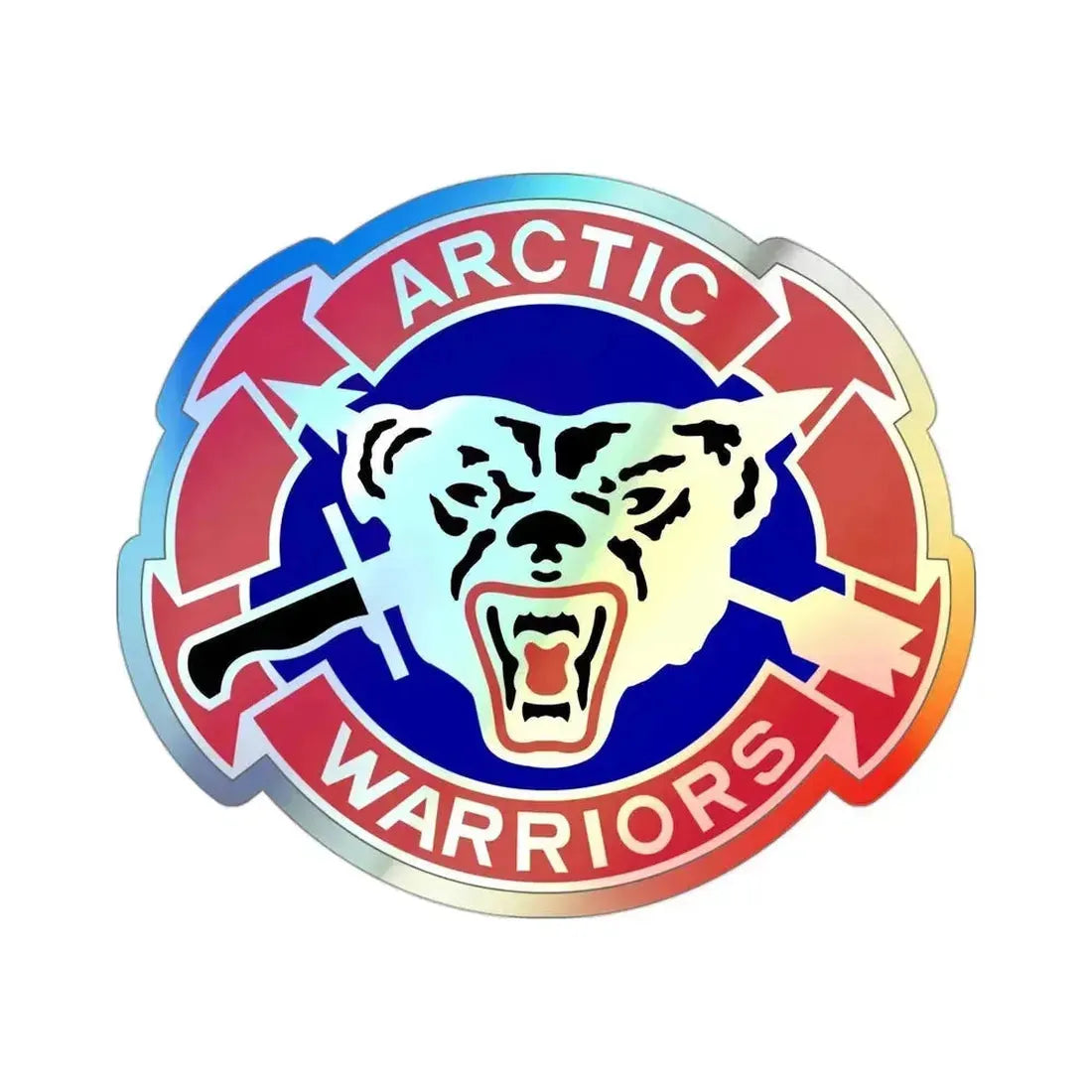 297 Battlefield Surveillance Brigade 2 (U.S. Army) Holographic STICKER Die-Cut Vinyl Decal 3 Inch Holographic - The Sticker Space