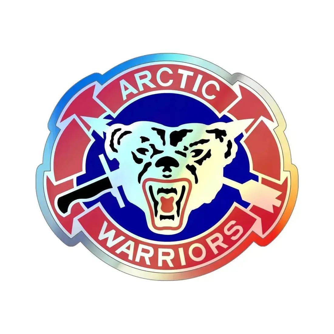 297 Battlefield Surveillance Brigade 2 (U.S. Army) Holographic STICKER Die-Cut Vinyl Decal 5 Inch Holographic - The Sticker Space