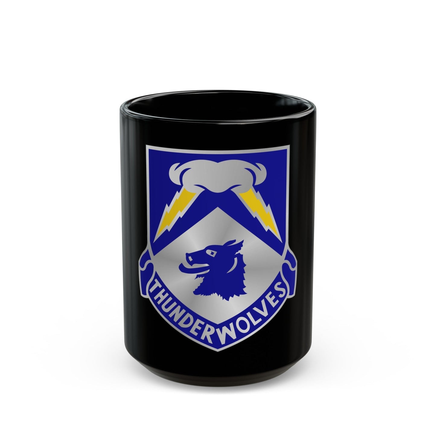 297 Cavalry Regiment (U.S. Army) Black Coffee Mug-15oz-The Sticker Space