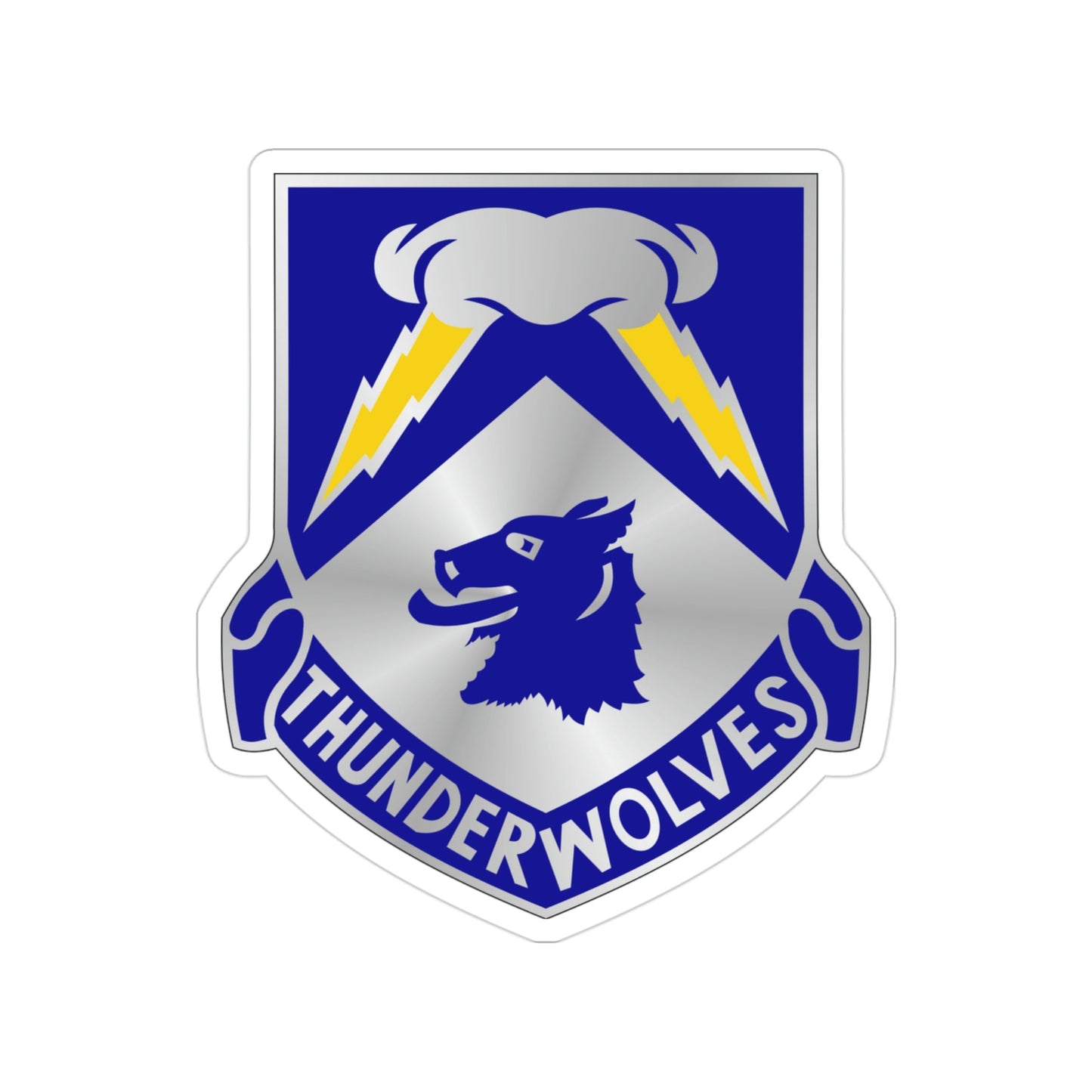 297 Cavalry Regiment (U.S. Army) Transparent STICKER Die-Cut Vinyl Decal-3 Inch-The Sticker Space