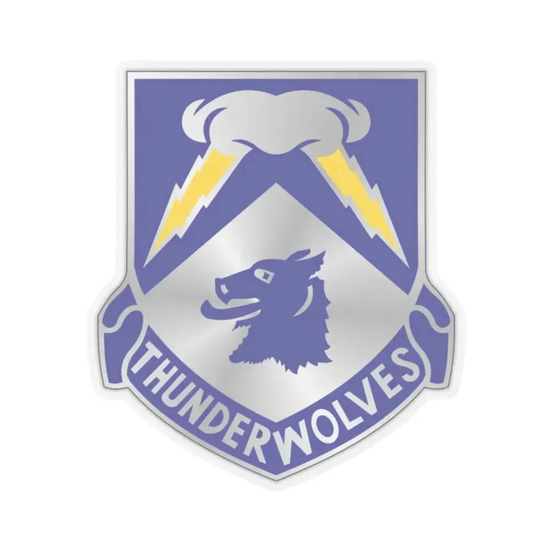 297 Cavalry Regiment (U.S. Army) STICKER Vinyl Kiss-Cut Decal 3 Inch Transparent - The Sticker Space