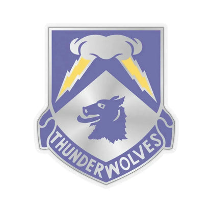 297 Cavalry Regiment (U.S. Army) STICKER Vinyl Kiss-Cut Decal 6 Inch Transparent - The Sticker Space