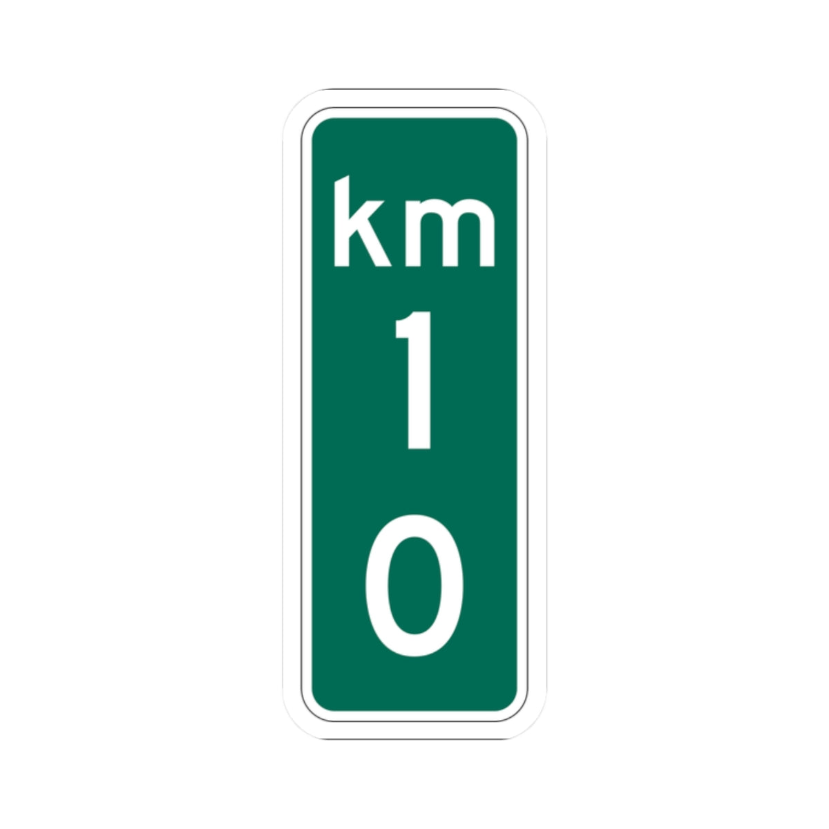 MUTCD-PR D10-2 (Puerto Rico) (Road Sign) STICKER Vinyl Kiss-Cut Decal